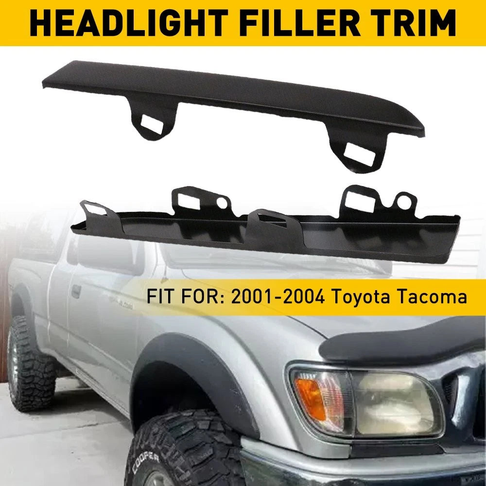 FIT FOR TACOMA 2001 2002 2003 2004 HEADLIGHT TRIM RIGHT & LEFT PAIR SET EOA 6B93BC-57