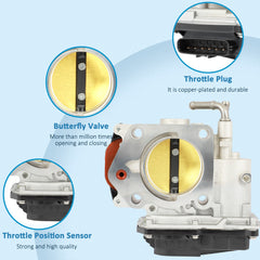 For Honda HR-V 2016-22 Civic 2012-15 1.8L Acura ILX 2013-2015 2.0L Throttle Body 6B93BC-57