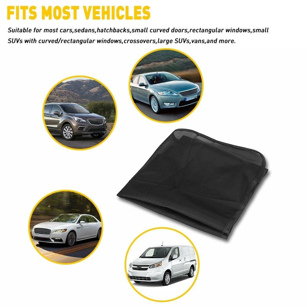 Car Rear Back Window Sun Shade Cover Baby Shield screen Mesh UV Block Visor EOA 6B93BC-57