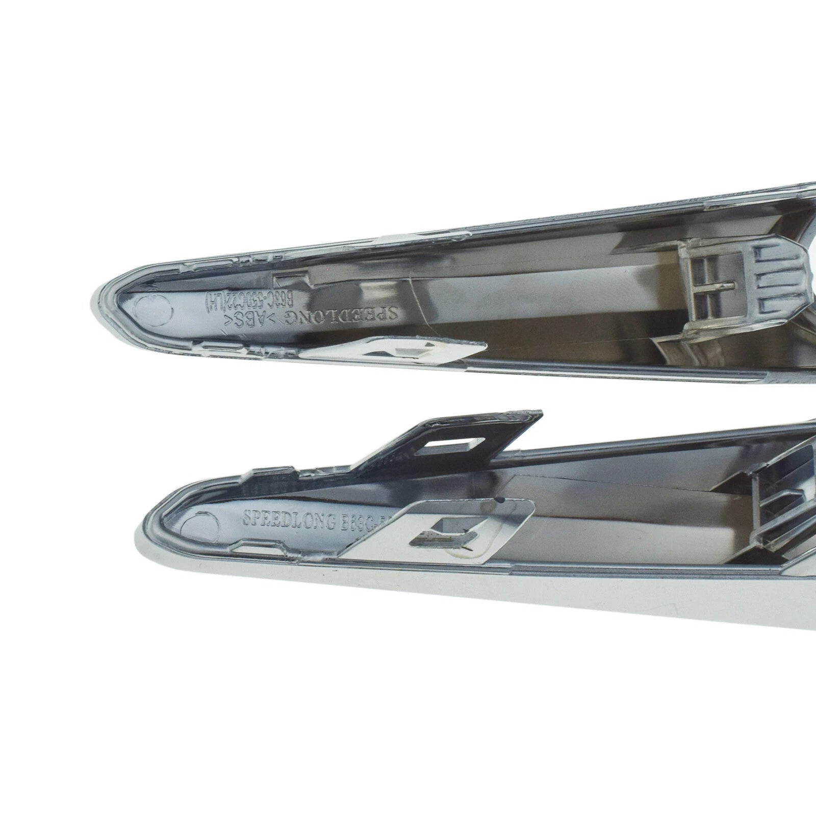 Pair Left Right Fog Light Trim Chrome For 2017-18 Mazda 3 B63C50C12 B63C50C22 6B93BC-57