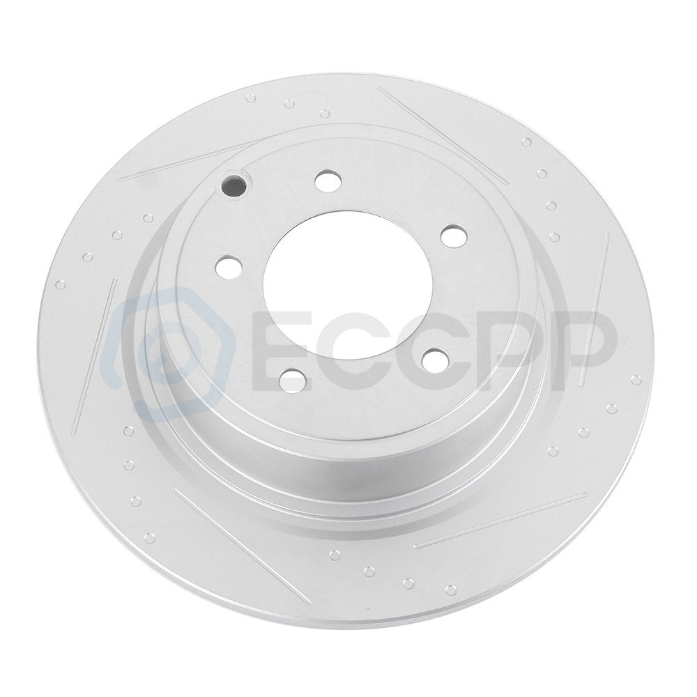 Front and Rear Discs Brake Rotors For 2008-2014 Dodge Avenger Drilled Slotted 6B93BC-57