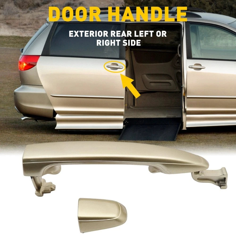 For 04-10 Toyota Sienna Outside Exterior Sliding Door Handle Left or Right Rear 6B93BC-57