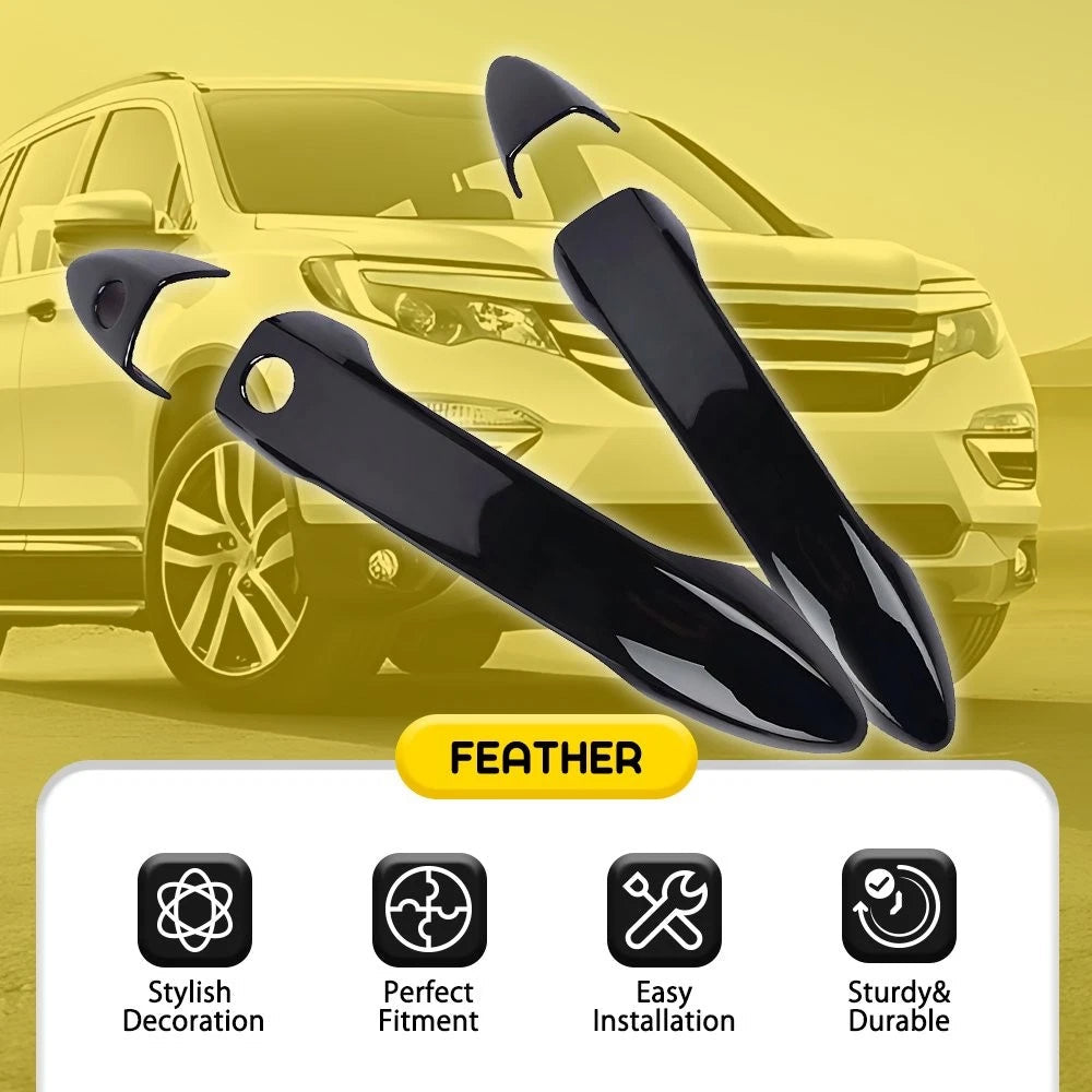 4X For 2016-2022 Honda Pilot/2013-2017 Accord Exterior Door Handle Cover Trim EA 6B93BC-57