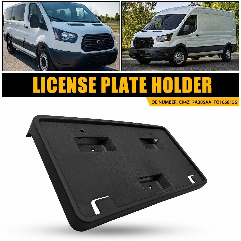 For 15-19 Ford Transit-150 250 350 350HD Front License Plate Tag Bracket Holder 6B93BC-57