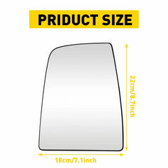 Mirror Glass Upper Driver Side Left LH For 2015-2021 Ford Transit-150 250 350 EA 6B93BC-57