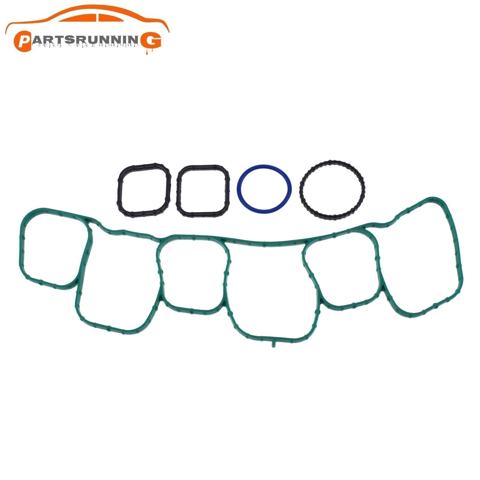 Intake Manifold Gasket Set AT4Z9H486A For Ford Lincoln 3.5L-3.7L V6 DOHC 2011-15 6B93BC-57