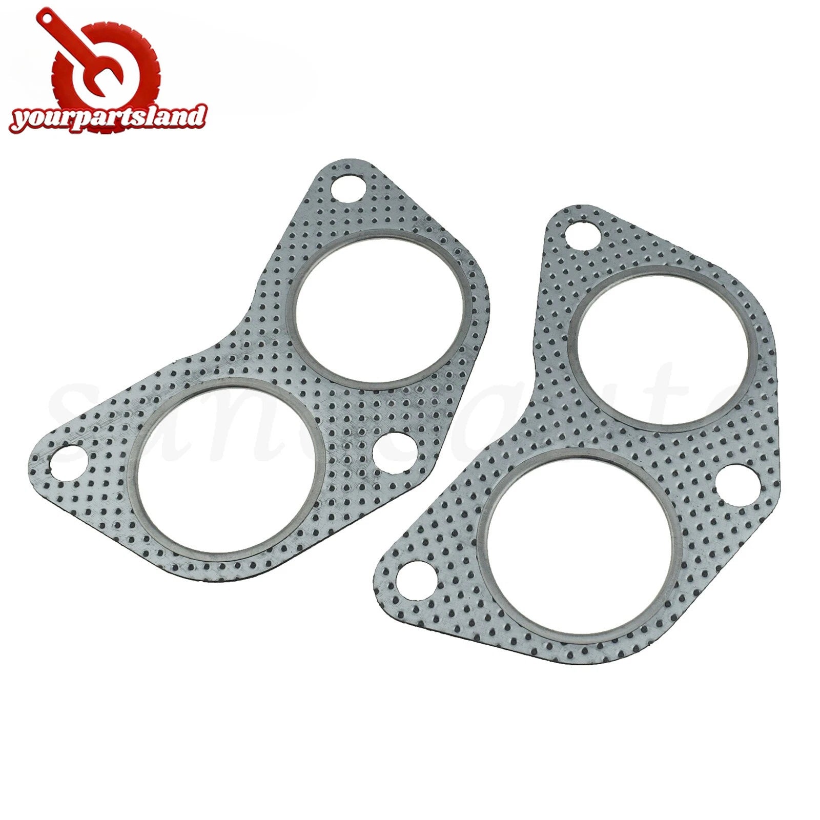 Front Manifold Exhaust Gasket 2PC 44022AA020 For Subaru Forester 98-19 Non Turbo 6B93BC-57
