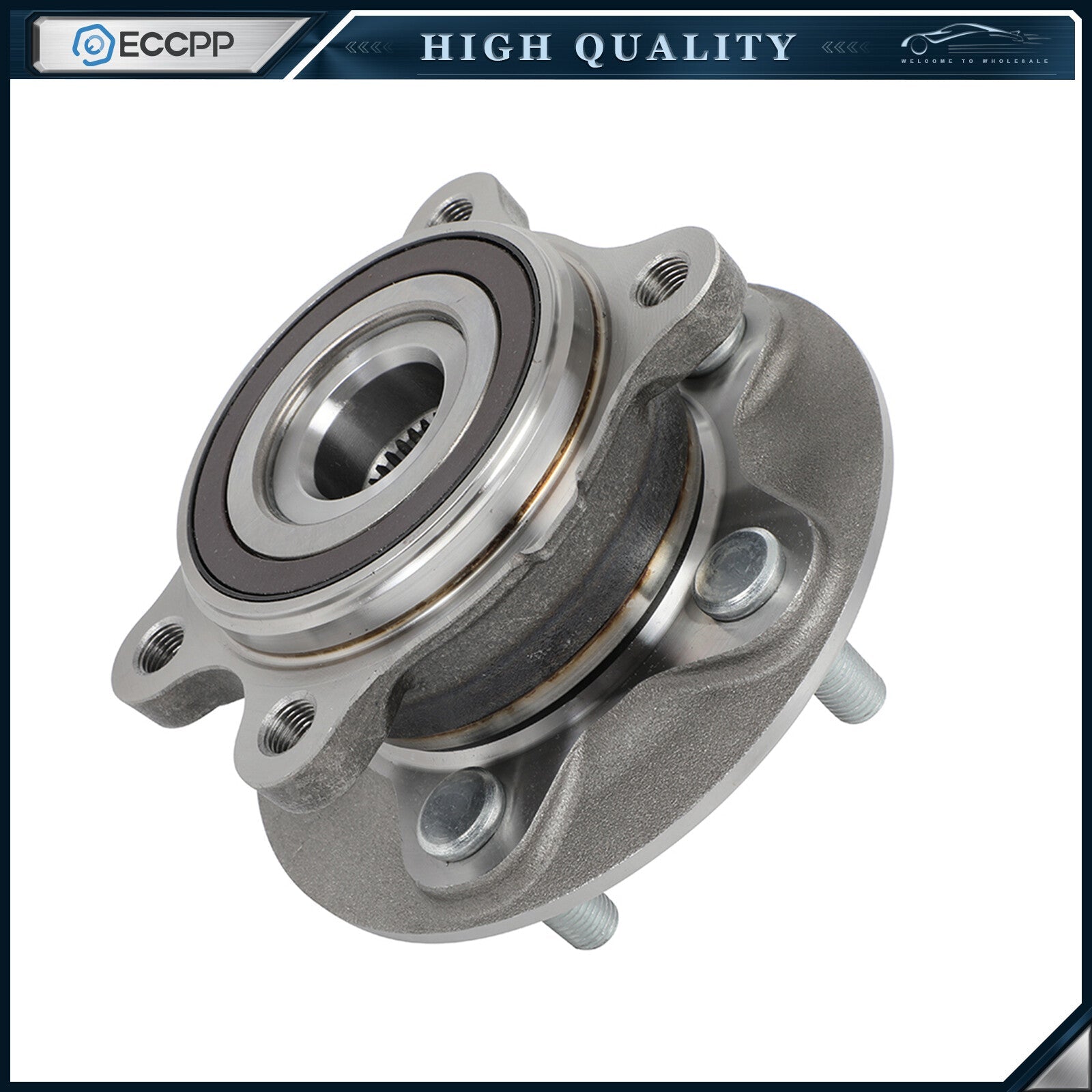 2Pc Wheel Hub Bearings Front For Toyota Avalon Camry RAV4 Venza Lexus ES250 2.5L 6B93BC-57