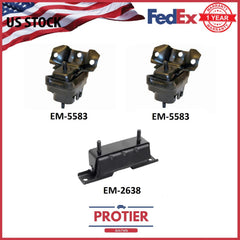 Escalade Silverado 1500 Tahoe Yukon 4WD V8 Engine & Trans Mount 3PCS Set 6B93BC-57