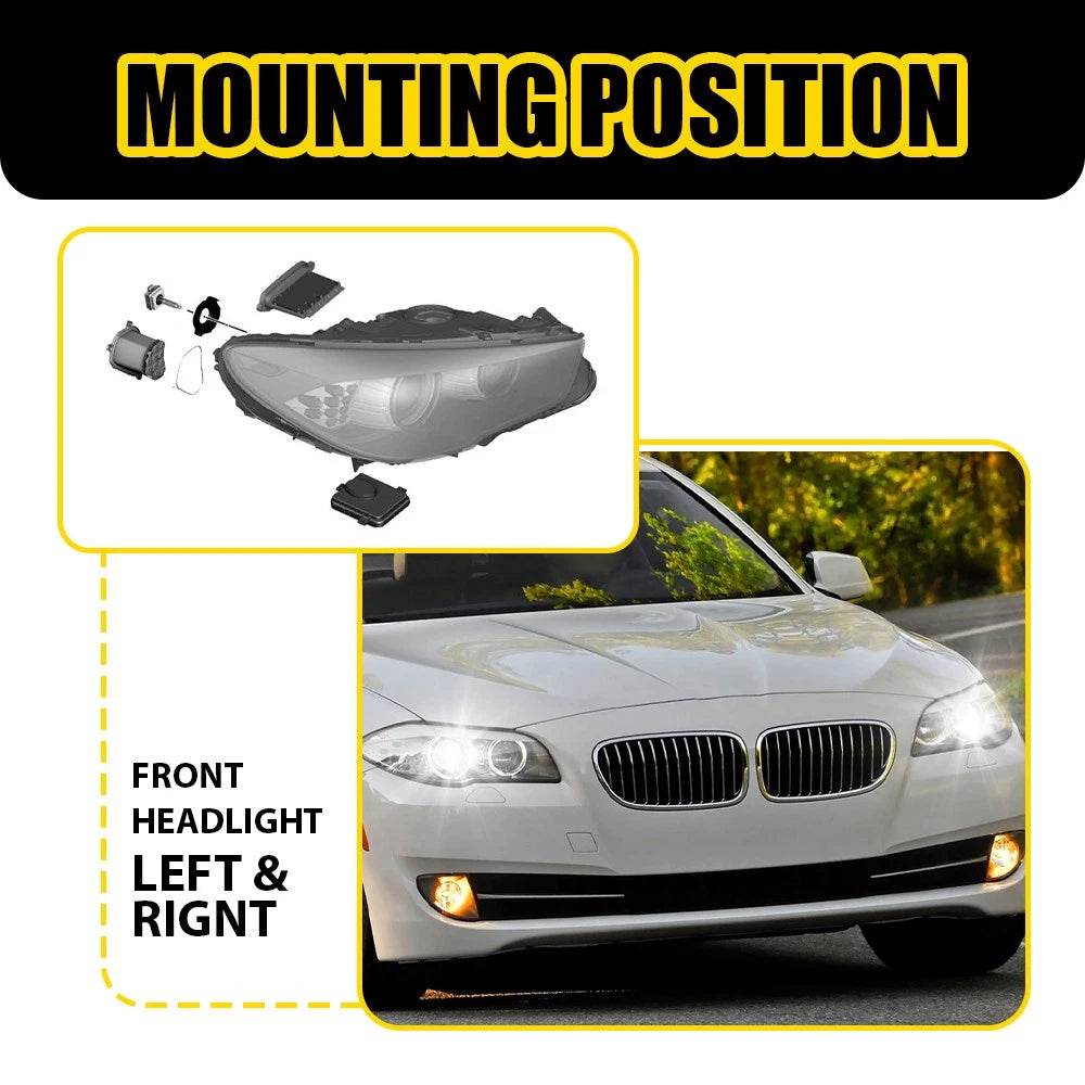 For 2011-13 BMW 5-Series 528i/535i Xenon Ballast Bulb LED Module Diode RH+LH EOA 6B93BC-57