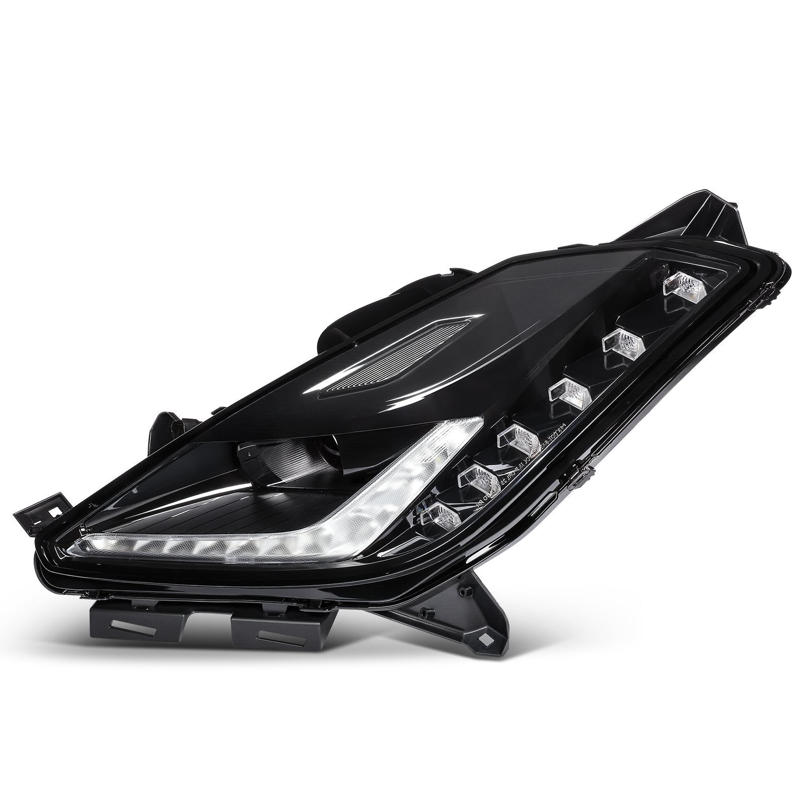 Pair Full LED Headlights Assembly For 2014-2019 Chevrolet Corvette 6.2L Black KOEEP