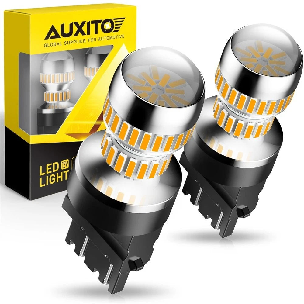 2-10x AUXITO 3156 3157 3457 LED Turn Signal Blinker Light Bulbs Amber Yellow EOA AUXITO
