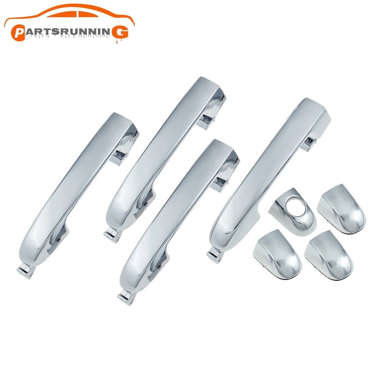 4PCS Chrome Front Rear LH RH Outside Door Handle For Kia Forte Cerato 2010-2013 6B93BC-57