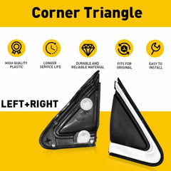 Left Right Side Mirror Corner Triangle Molding Fender For Nissan Sentra 2013-19 6B93BC-57