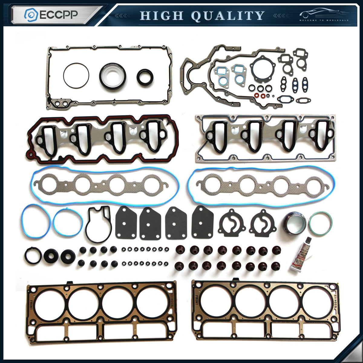 ECCPP Full Gasket Set For 07-13 Chevrolet Silverado 1500 Avalanche Colorado 5.3