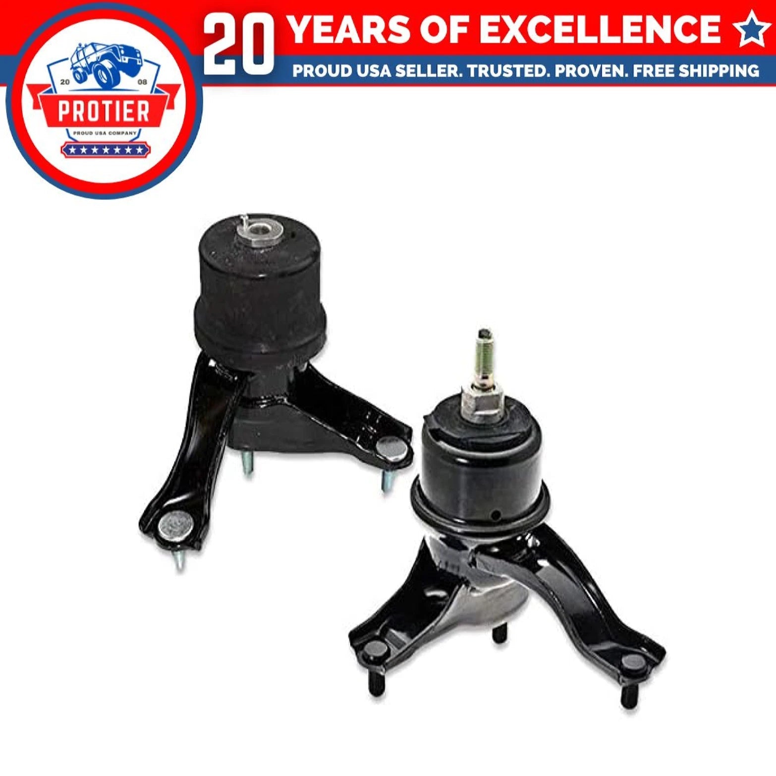 Fits Toyota 2008-2012 Avalon/2007-2017 Camry 3.5L Motor&Trans Mount 2pcs : 6B93BC-57