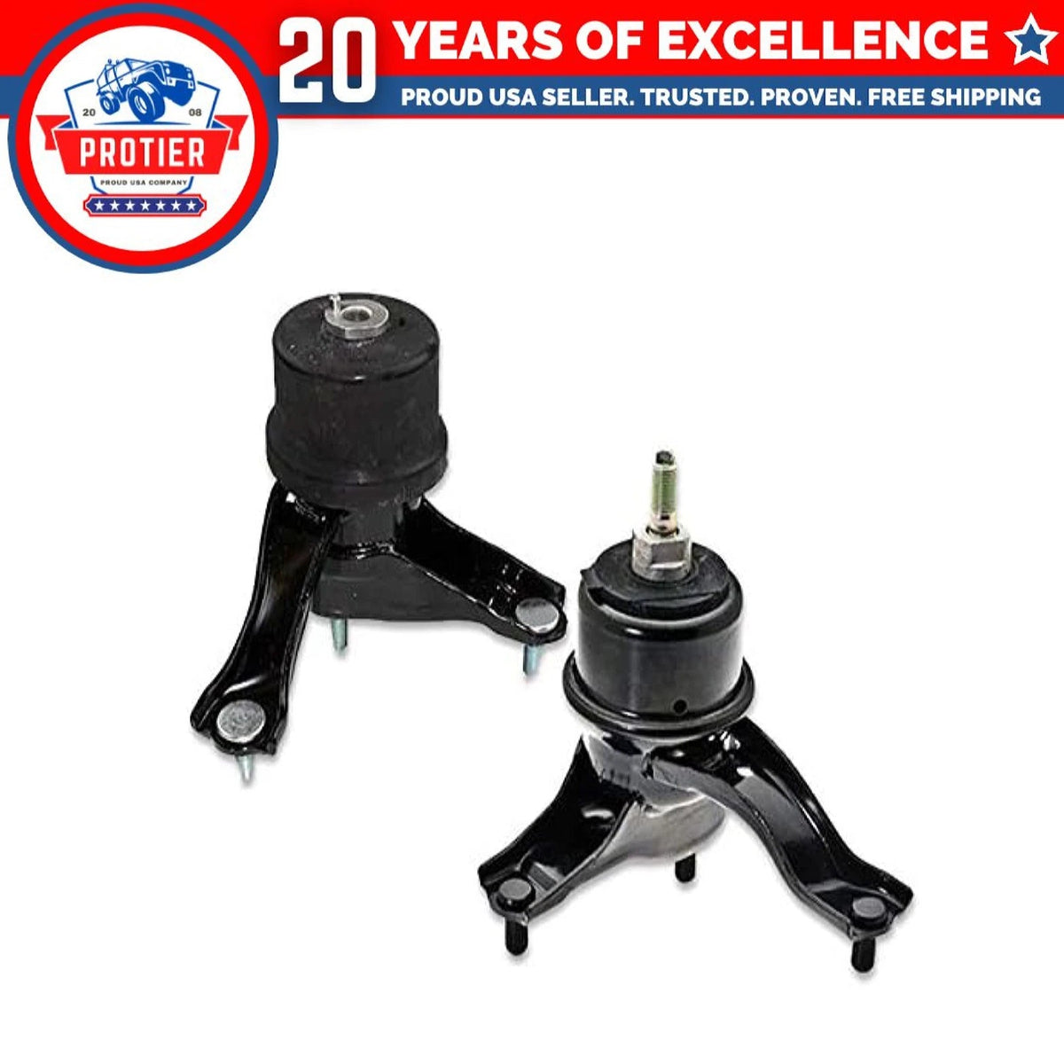 Fits Toyota 2008-2012 Avalon/2007-2017 Camry 3.5L Motor&Trans Mount 2pcs : 6B93BC-57