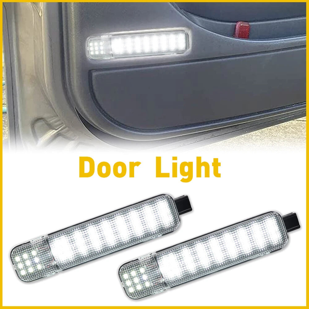 Interior Door Panel Courtesy LED Lamp Lights For Hummer H2 2003-2009 Red White A 6B93BC-57