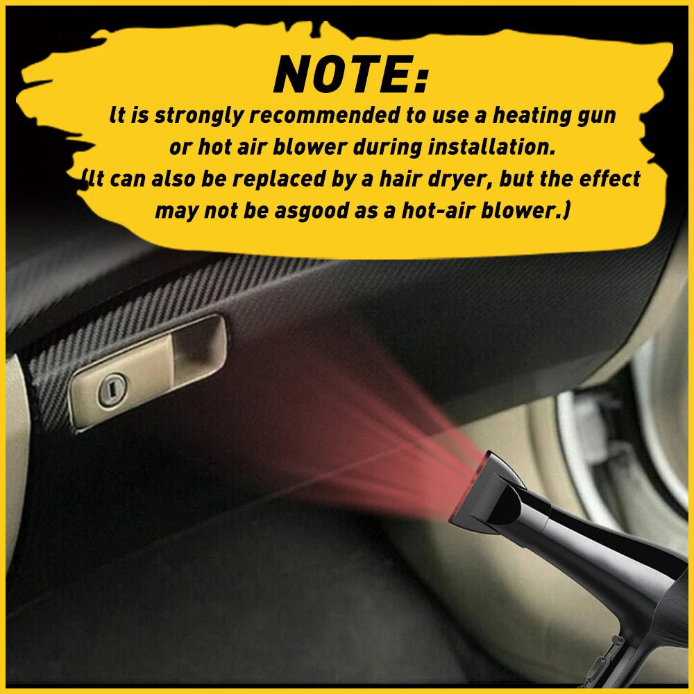 Carbon Fiber Style Decor Interior Kit Cover Trim 29PC For Honda Accord 2008-2012 6B93BC-57