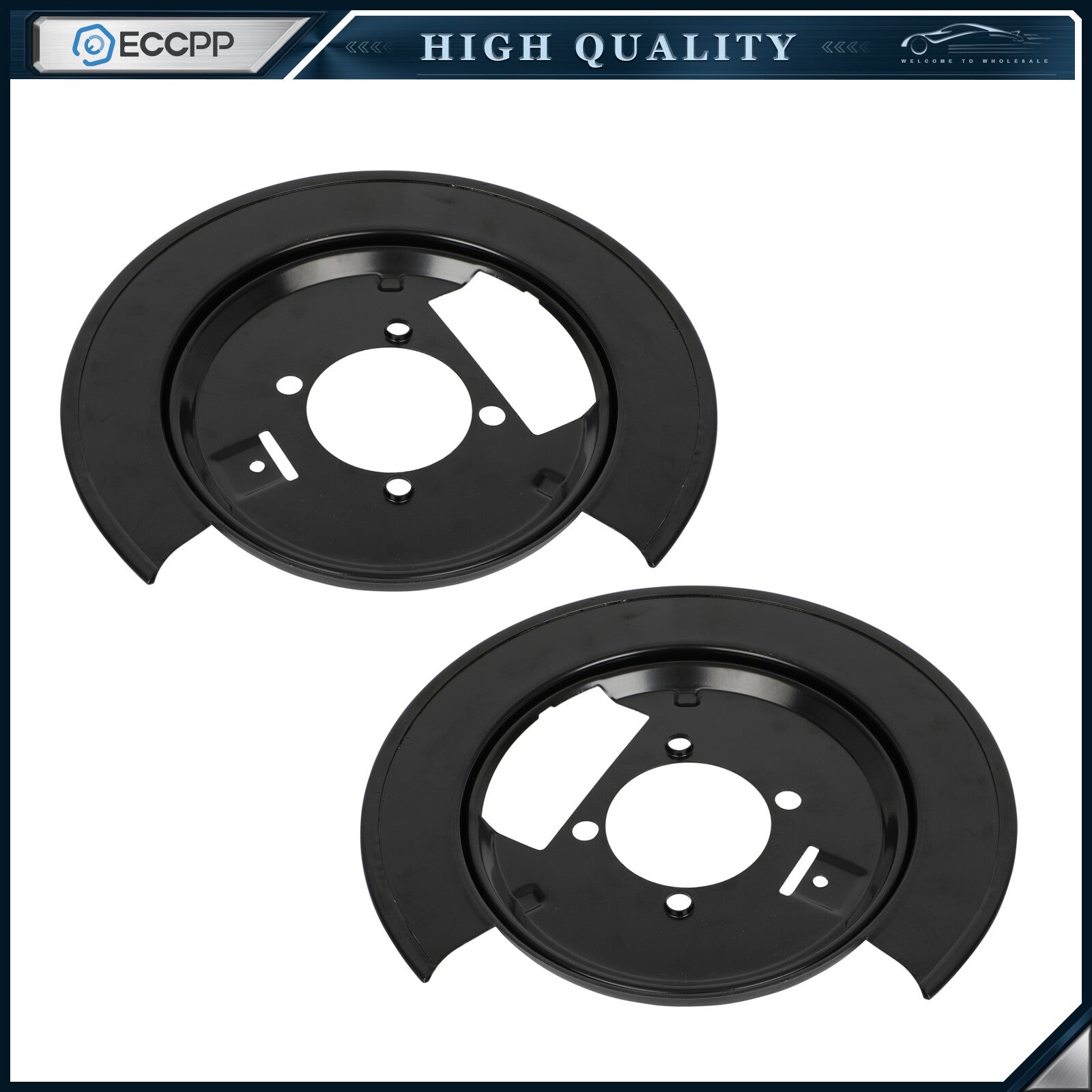 For 4WD 1998-04 Chevy S10 GMC Sonoma Rear Brake Dust Shield Set 6B93BC-57