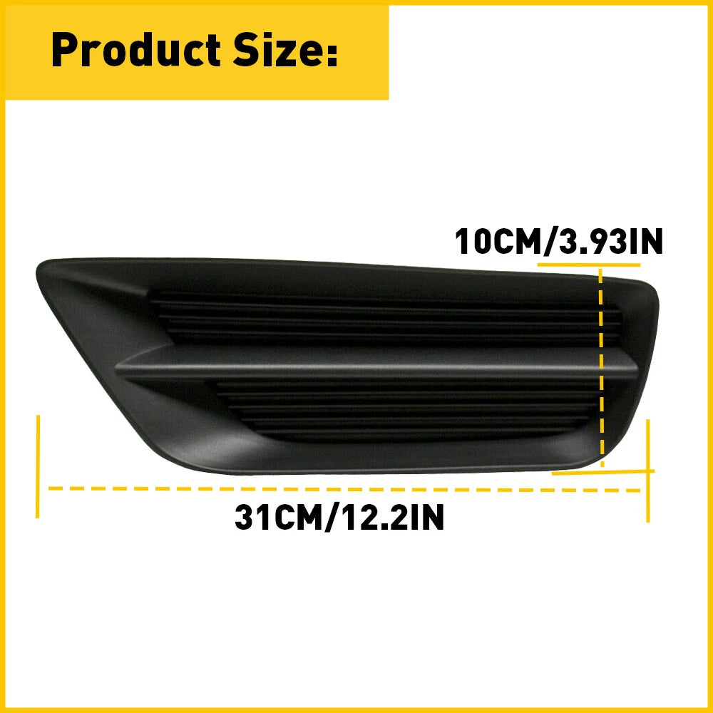 FIT FOR ACCORD SEDAN 2013 2014 2015 FOG LAMP COVER BLACK RIGHT & LEFT US 6B93BC-57