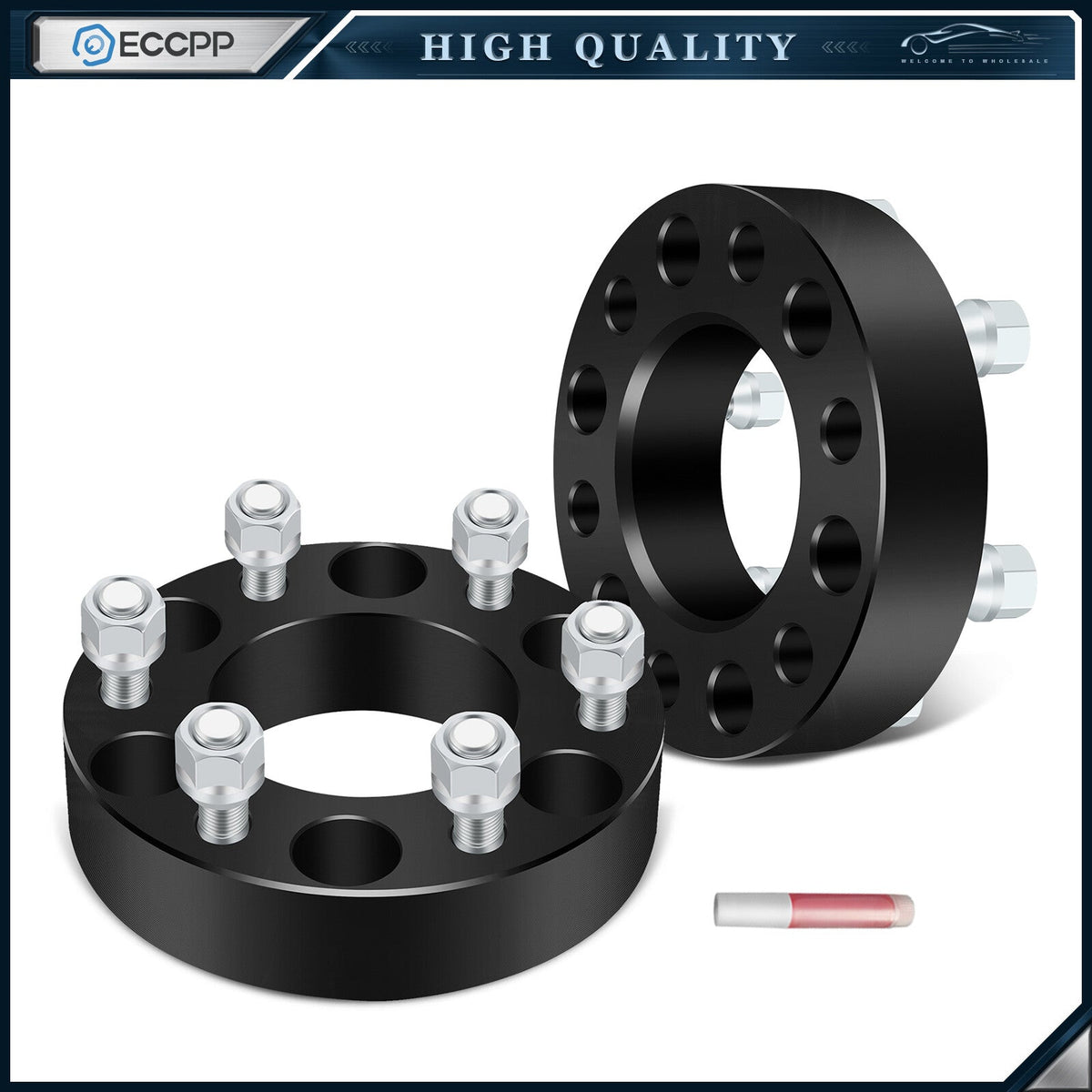 ECCPP 2 Pcs 1.5" 6x135 Wheel Spacers 14x2 For 2004-2014 Ford F150 Expedition ECCPP