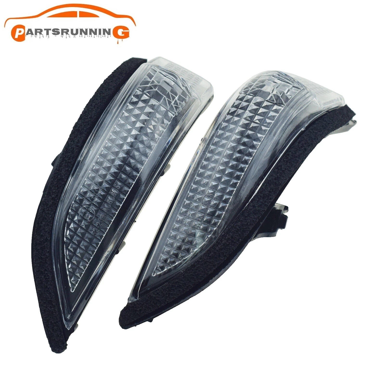Pair Left Right Mirror LED Turn Signal Indicator Light For Toyota Yaris 2011-19 6B93BC-57