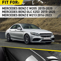 For Mercedes Benz E W213 16-23 Carbon Fiber Interior Armrest Box Storage Cover A 6B93BC-57