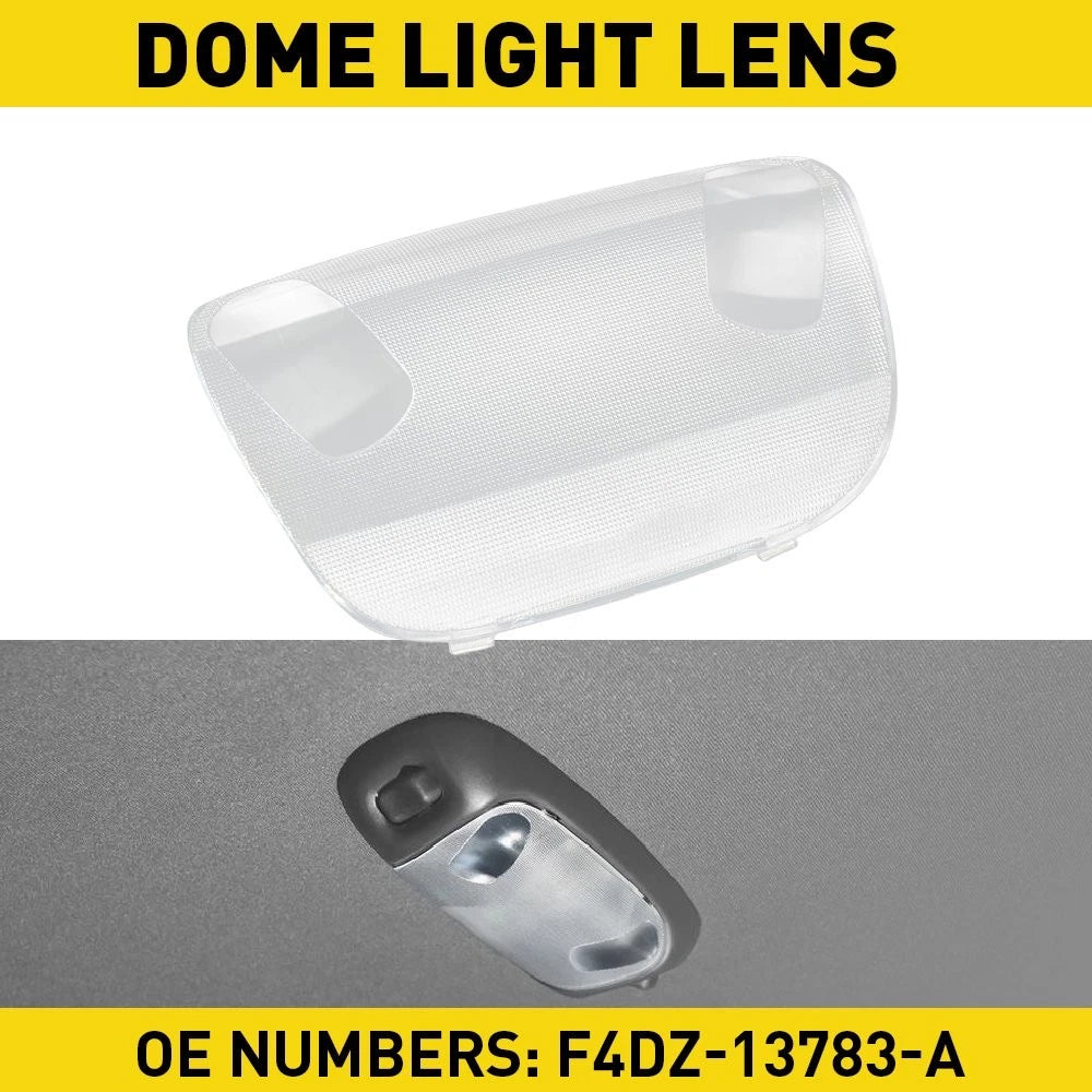 For 1994-2004 Ford F-150 F-250 Clear Lens Interior Overhead Dome Light Cover EOA 6B93BC-57