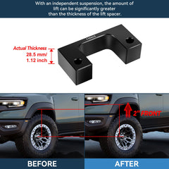 2" Front 1" Rear Leveling Lift Kit For Chevy Silverado GMC Sierra 1500 2007-2019 6B93BC-57