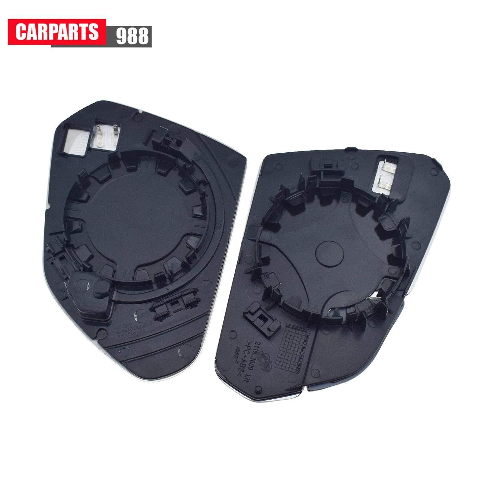 Pair LH RH Mirror Glass Heated For 2015-19 Hyundai Sonata 87611C2000 87621C2000 6B93BC-57