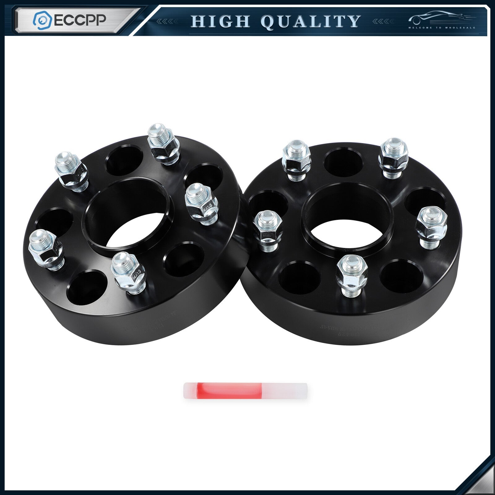 2P 1.5" 5x4.75 5x120 Hub Centric Wheel Spacers For 2014-2019 Chevy Camaro Impala 6B93BC-57