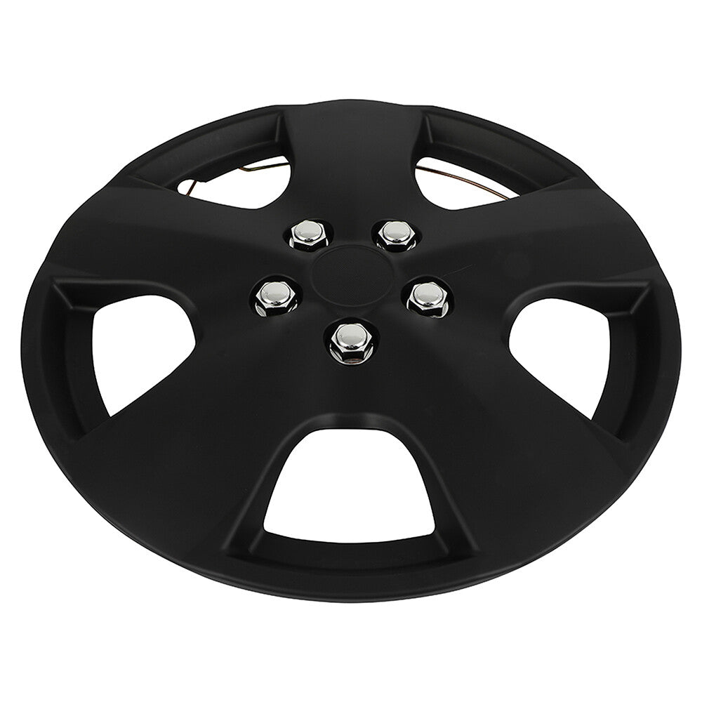 ECCPP 4X 15" Universal Hub Caps Wheel Cover Kit Snap On For R15 Tire 5 Lug Wheel 6B93BC-57