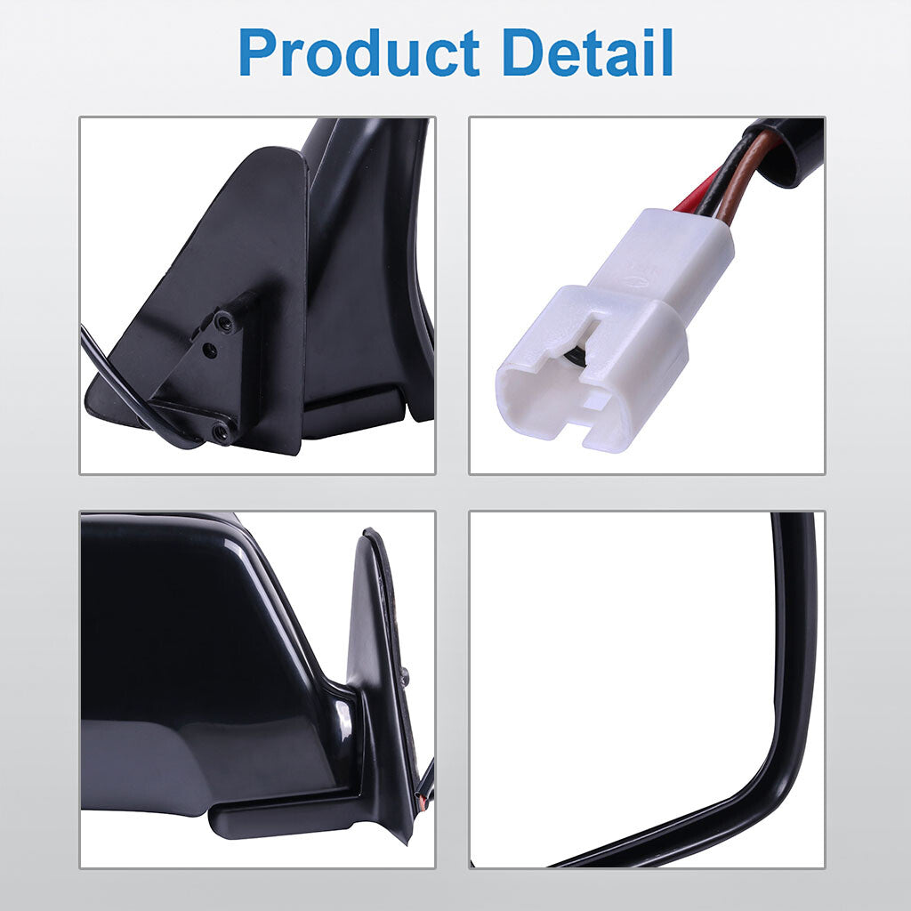 Passenger Side Mirror For 96-98 Toyota Land Cruiser Lexus LX450 Black 6B93BC-57