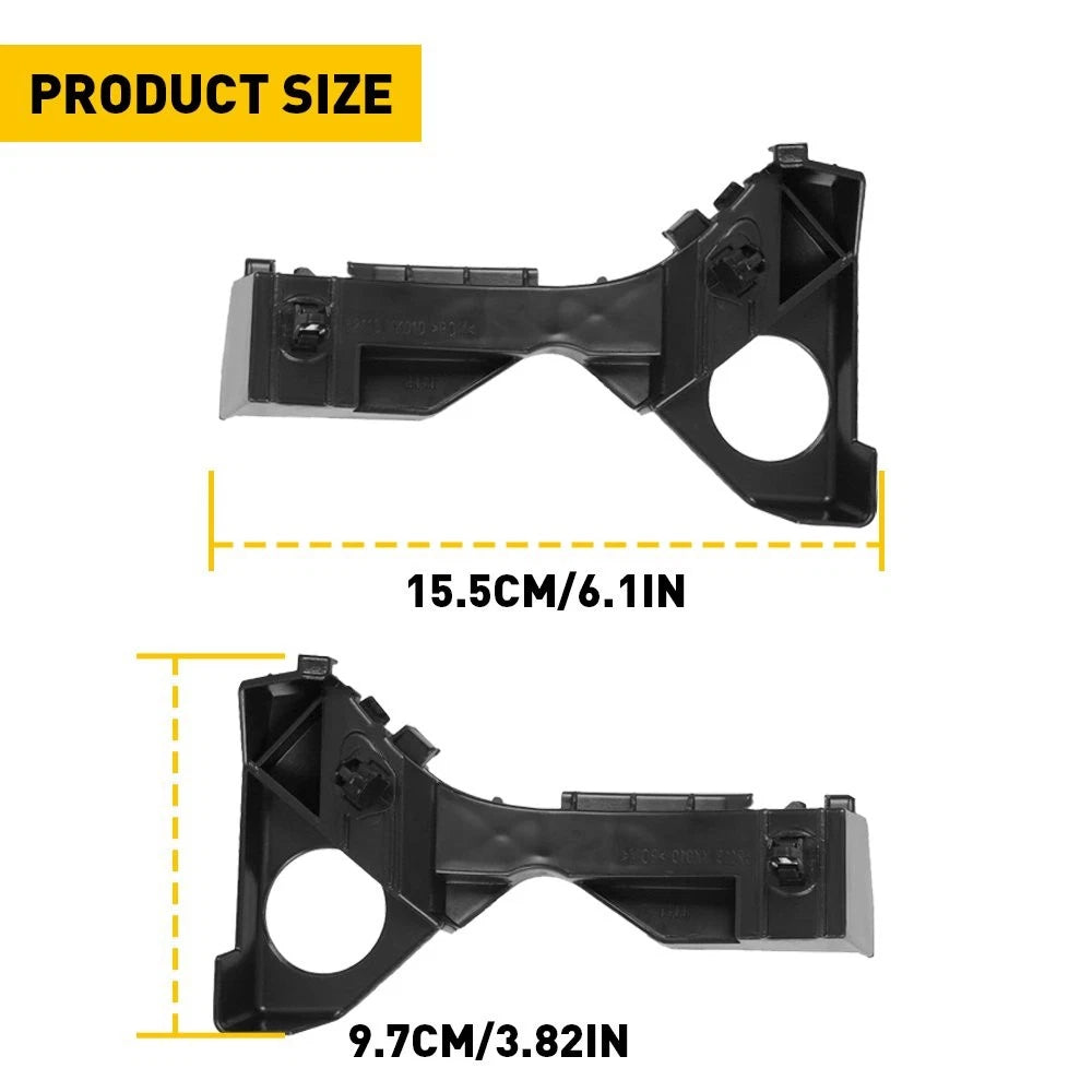 2PCS For 2003-2008 Toyota Corolla Front Bumper Retainer Brackets Left Right Pair 6B93BC-57