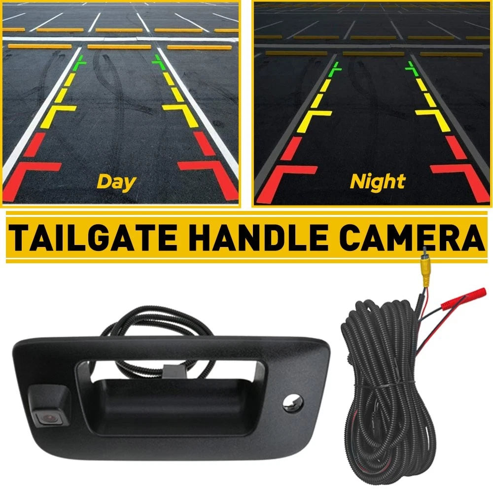 For 07-13 Chevy Silverado/GMC Sierra Rear View Tailgate Backup Handle Camera EOA 6B93BC-57
