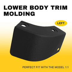FOR 21 thru 23 F-150 OEM LH/RH Side Stone Rock Guard Rear Trim Molding Kit EOA 6B93BC-57