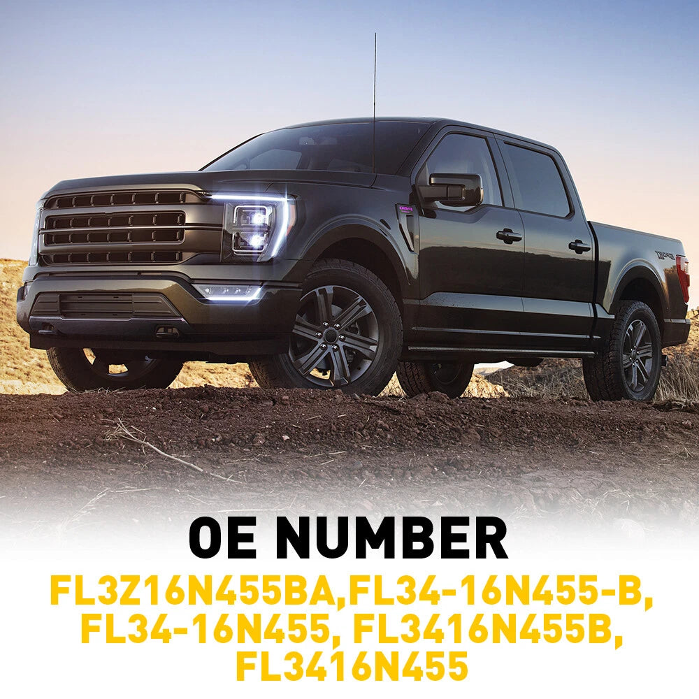 For Ford F150 2015-2022 Running Board Rear End Cap Left Driver Side Step 6B93BC-57