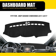 For Jeep Grand Cherokee 2011-17 Leather Car Dashboard Cover Dash Protector Mat A 6B93BC-57
