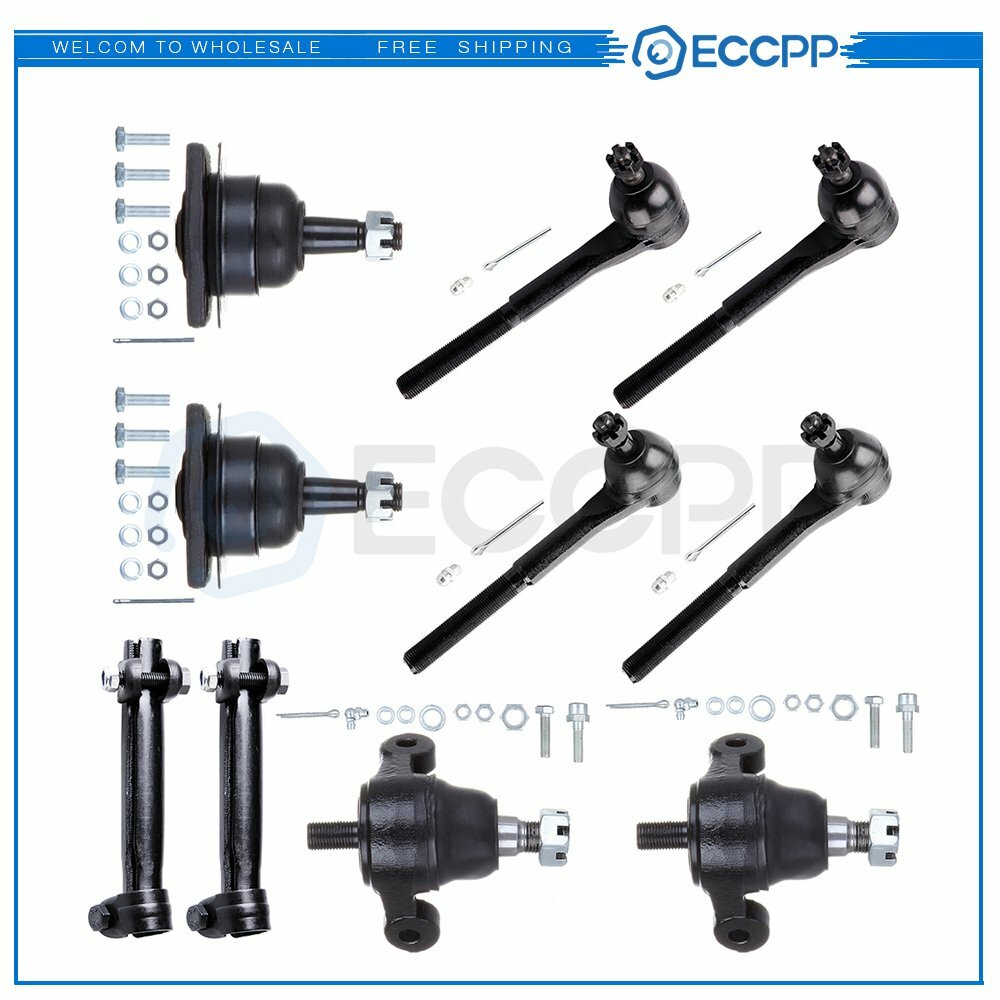 Fits Chevy Biscayne Caprice Impala 10set Front Ball Joints Tie Rods Suspension 6B93BC-57