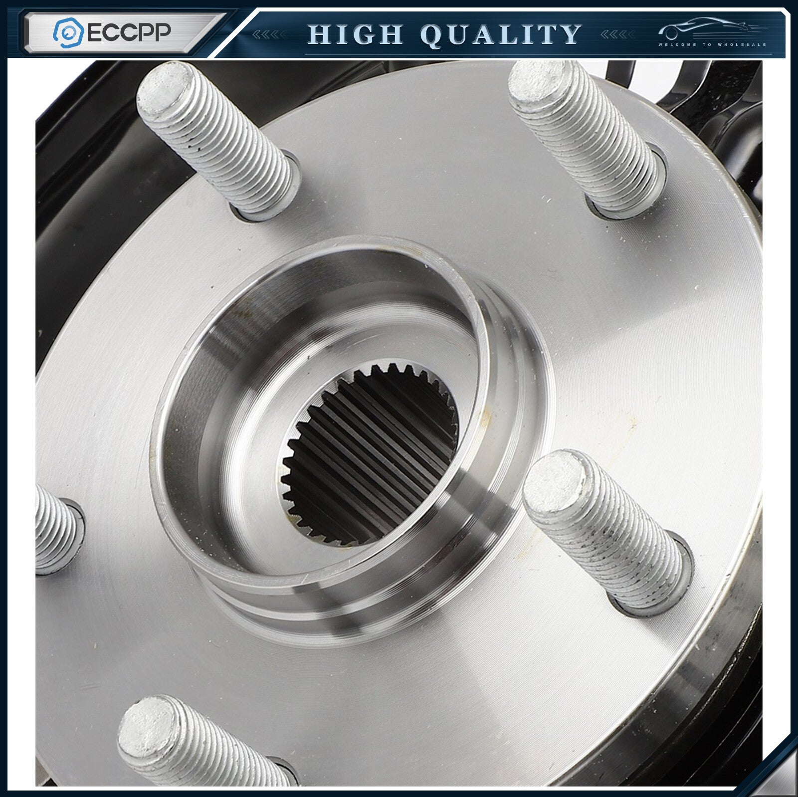 1Pc Wheel Hub Bearing Knuckle Front Passenger For Toyota Sienna FWD 2011-2017 6B93BC-57