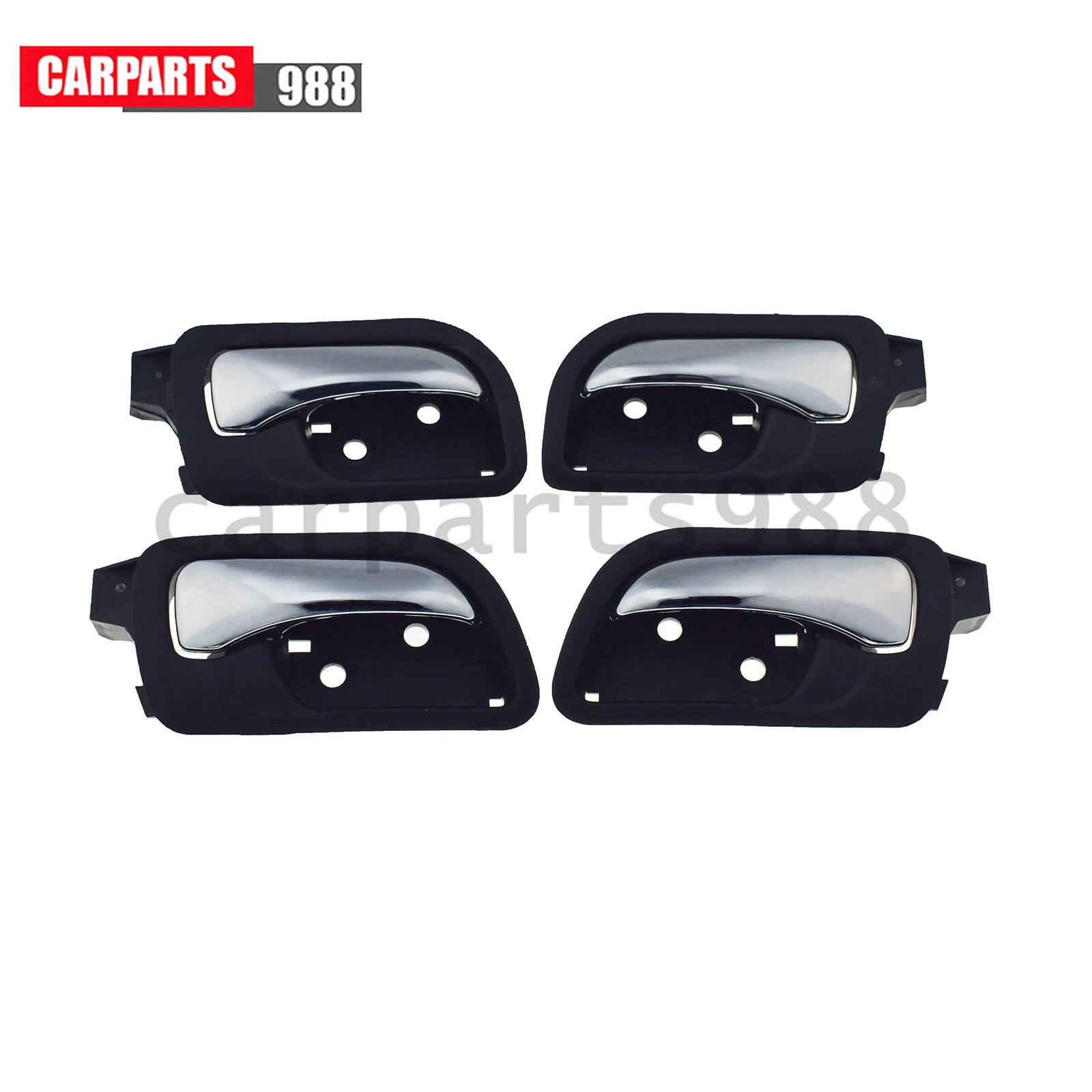 4Pcs Interior Door Handle For 2003-2007 Honda Accord 72120SDAA02ZC 72160SDAA02ZC 6B93BC-57