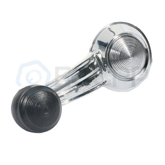 2x For 73-74 Chevrolet K30 Pickup Chrome Black LH Right Side Window Crank Handle 6B93BC-57