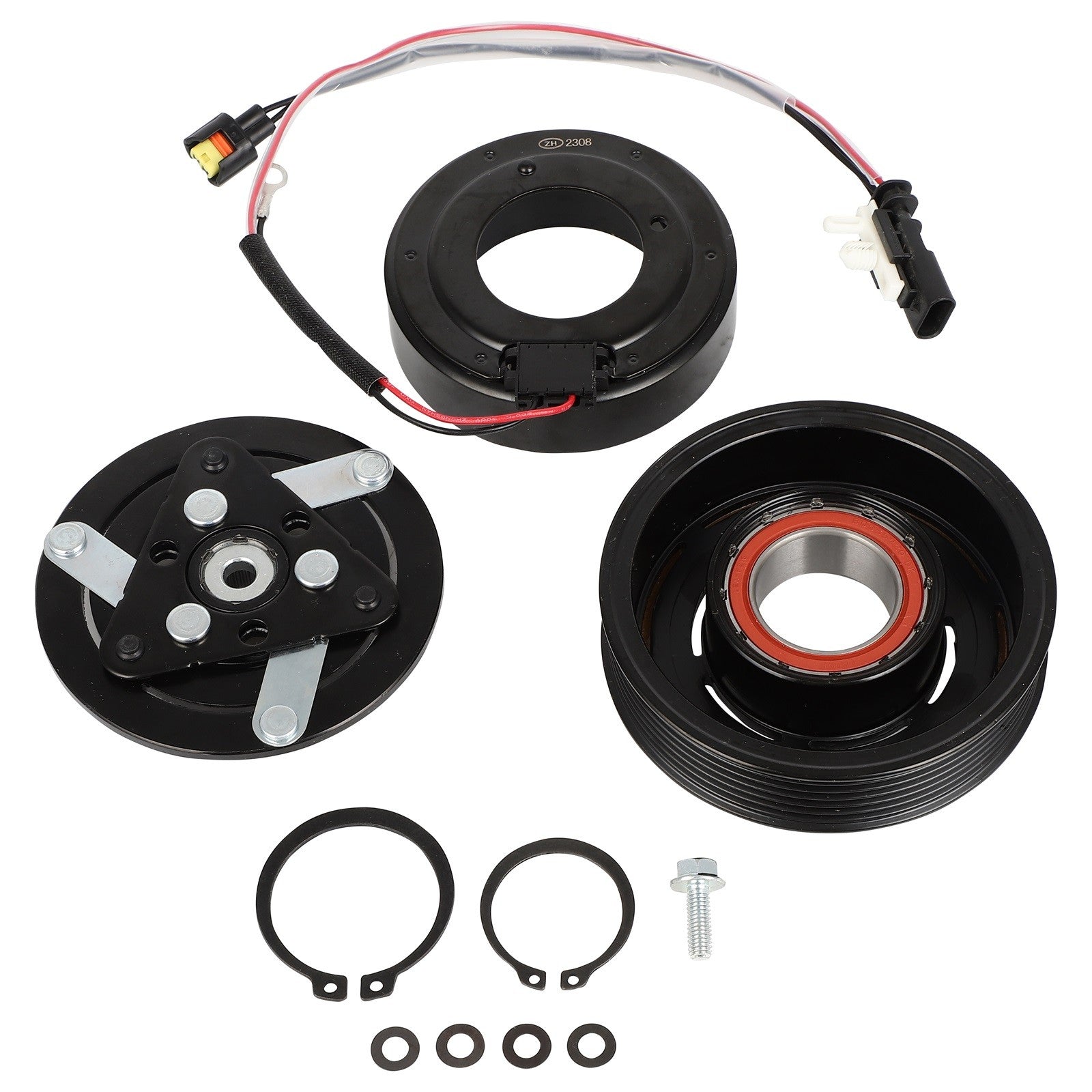 AC A/C Compressor Clutch Kits For Jaguar E-Pace 2018-2020 Rover LR4 2014-2016 6B93BC-57