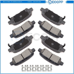 Front Rear Brake Ceramic Pads For 2013-2017 For Nissan Altima Performan 6B93BC-57