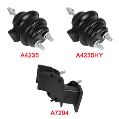 3Pcs Engine Motor Mount Fits Lexus GS300 1998-2005 A4235 A4235HY , Trans AT MT