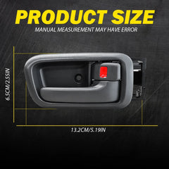 For 2000-2006 Toyota Tundra Pair Front Interior Door Handle Left & Right Gray EA 6B93BC-57