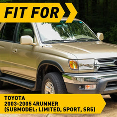 For 1999-2002 Toyota 4Runner Left&Right Side Clear Lens Turn Signal Lights Set A 6B93BC-57