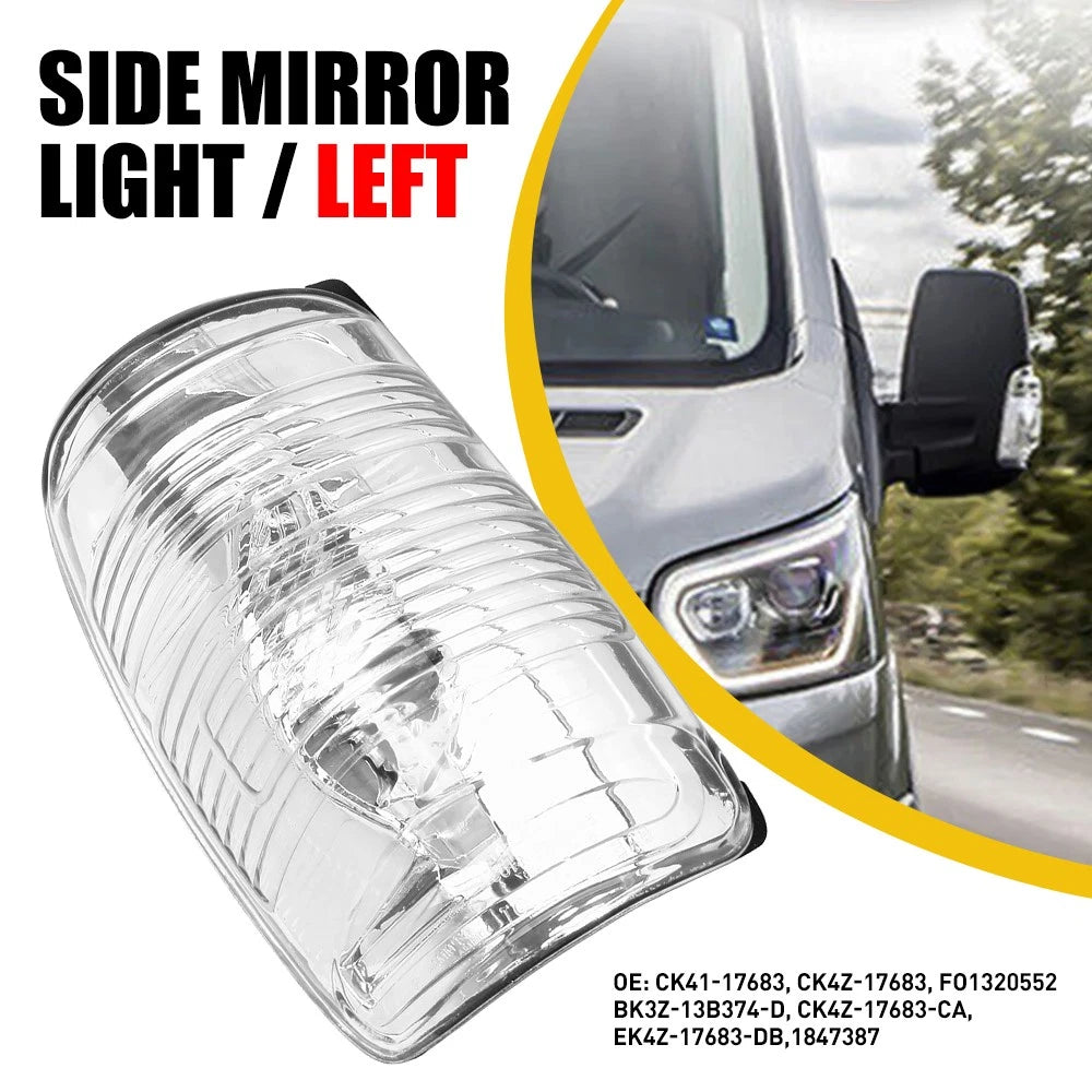 For 2015-2021 FORD TRANSIT 250 150 350 HD Driver Mirror Side Turn Signal Light 6B93BC-57