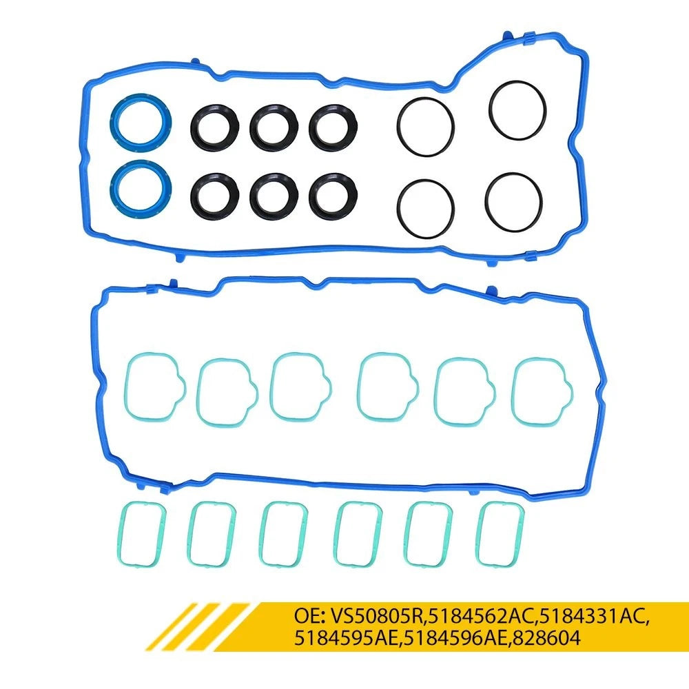 Engine Valve Cover Set for 2011-2016 CHRYSLER Gasket 300 DODGE JOURNEY CHARGER 6B93BC-57